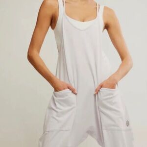 Free People Movement Hot Shot Onesie White XS